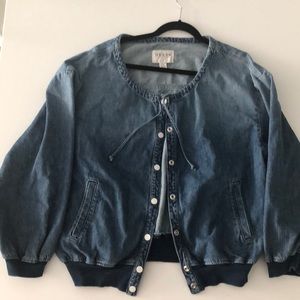 Guess Jean Bomber Jacket, size L
